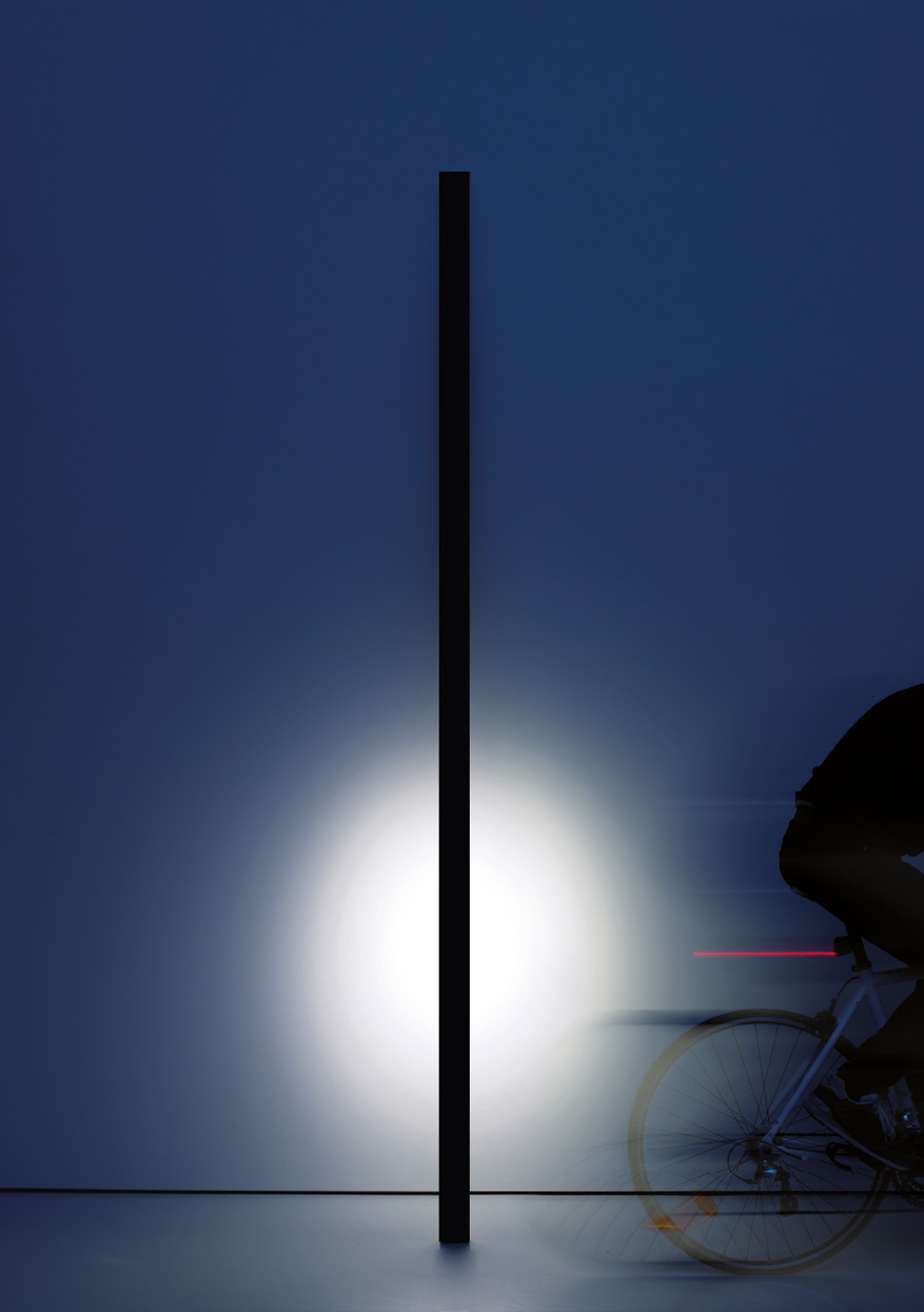 FERRO DESIGN PAOLO TOSI - 2013 - OUTDOOR FLOOR LED LAMP - METAL 350