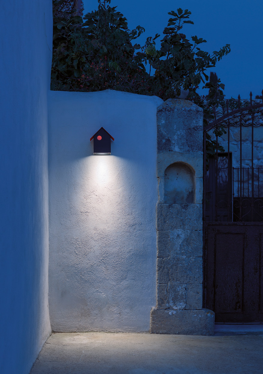 IMU DESIGN OMAR CARRAGLIA - 2013 - OUTDOOR WALL LED LAMP - METAL -