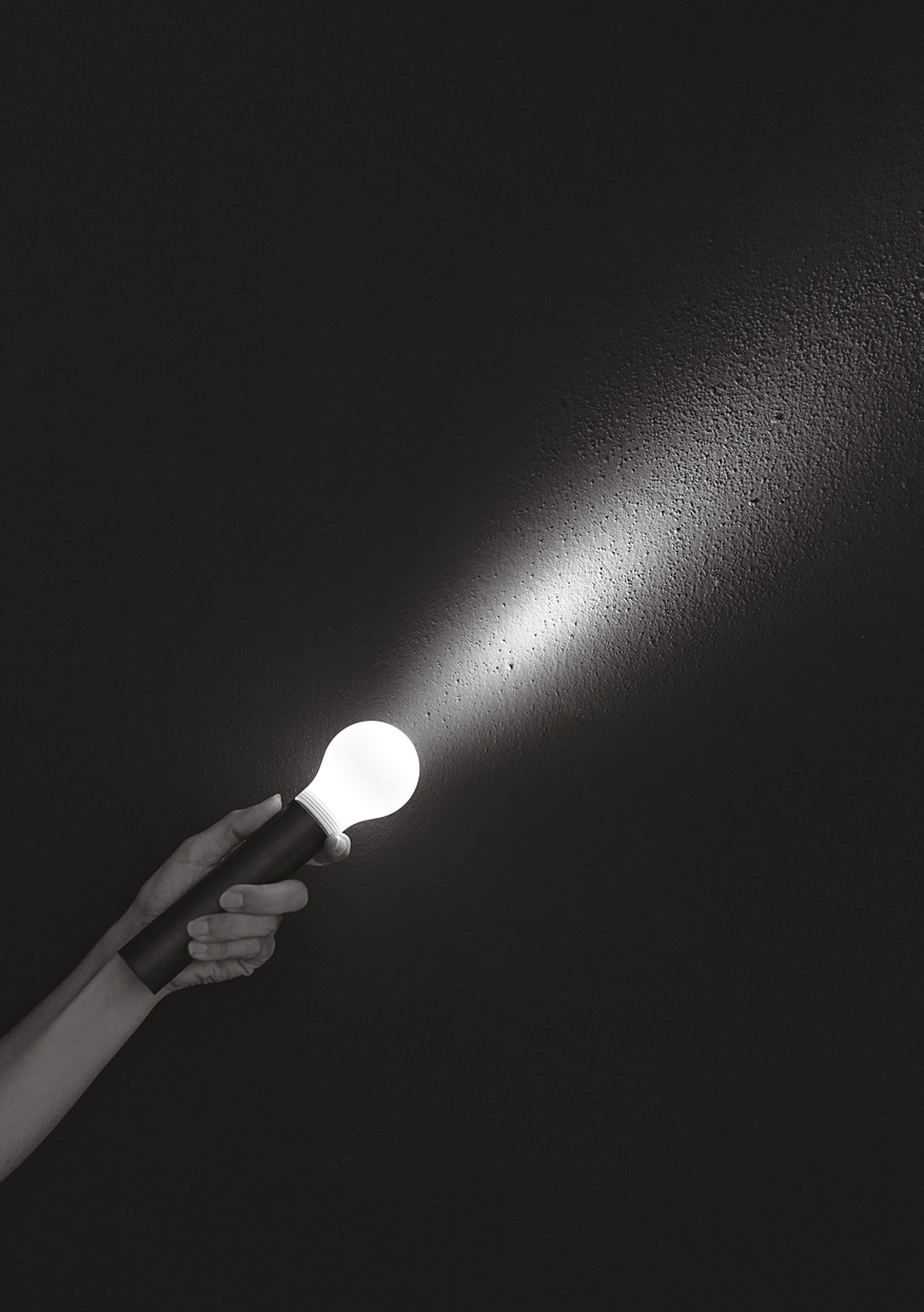 DOVE?? DESIGN DAVIDE GROPPI - 2014 - TORCH LED LAMP - METAL -