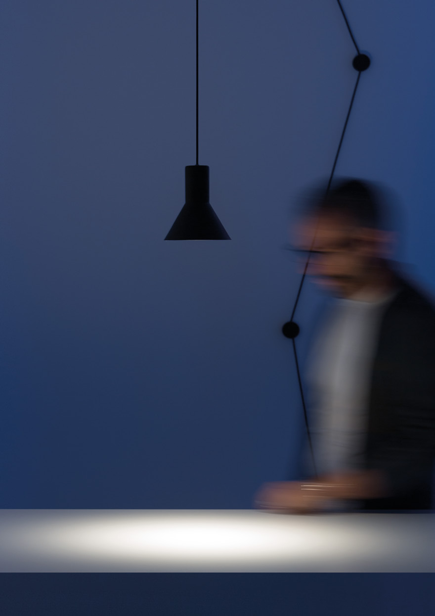 NEURO DESIGN DAVIDE GROPPI - BEPPE MERLANO - 2013 - SUSPENSION LED LAMP - METAL - PVC 220 / 240 V - 50 / 60 Hz