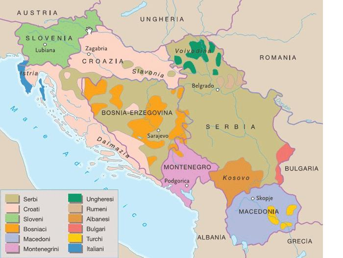 si veda il caso dell ex-jugoslavia: serbo-croato > serbo croato bosniaco montenegrino cfr. British English vs.