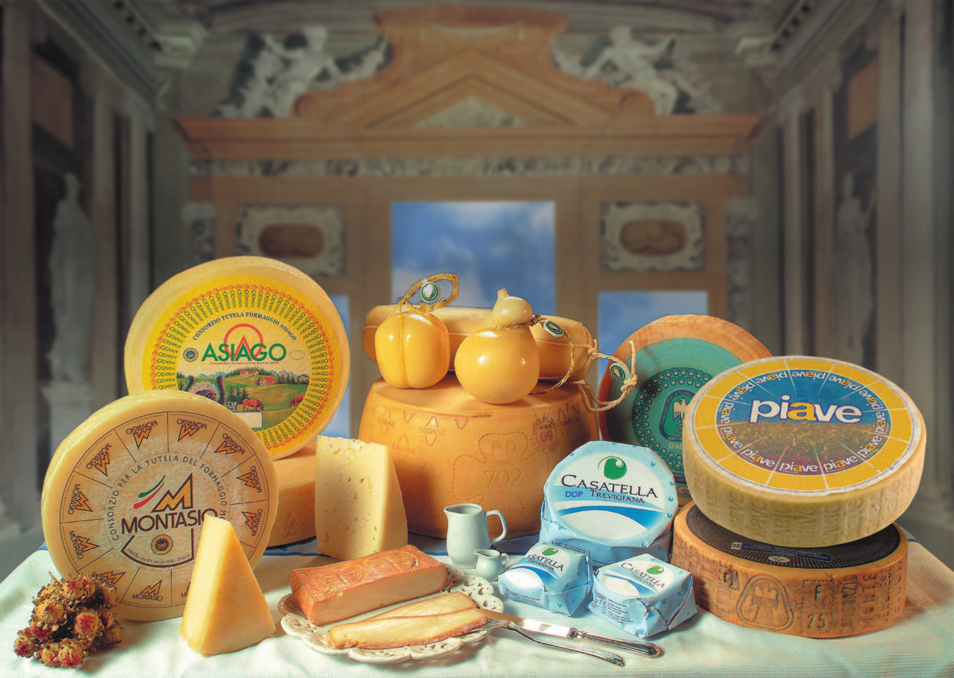 Il Veneto è una regione dai molti scenari geografici e altrettanti modi di produrre formaggi.