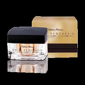 Linea Gold Regenesis CREMA GIORNO ANTI-AGE Anti-ageing Day Cream KD1 Cosmetico di lusso, pensato per le pelli mature. L efficacia della crema è assicurata da una formula attiva all oro colloidale.