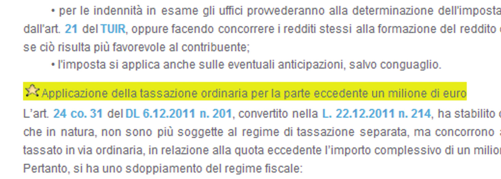 Se la correlazione punta ai documenti di determinati archivi specifici, ne viene indicato il nome e accanto il numero di occorrenze.