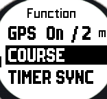 Le seguenti opzioni sono disponibili prima dell avvio della gara. GPS La funzione GPS permette di ruotare il GPS su on o su off e di esaminare la precisione delle letture del GPS.