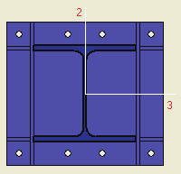 2-2 Numero di tirafondi sui lati paralleli alla direzione 2; Tipo di acciaio Permette la definizione del tipo di acciaio impiegato nella verifica della piastra e delle nervature; Spess.