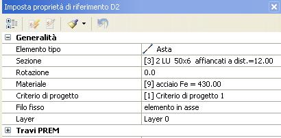 Permette di selezionare l oggetto più vicino. In questo caso occorre selezionare gli elementi del corrente superiore della capriata.