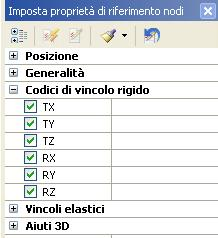 Nodi: 24; D2: 43 5. Definizione delle condizioni di vincolo Di seguito si mostra la procedura per definire le condizioni di vincolo. I nodi di base dei pilastri saranno considerati incastrati.