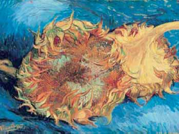 2,5 cm 149 LM 556 Van Gogh Natura morta con due girasoli, 1887 LE