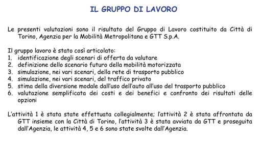 Mobilità Metropolitana nella riunione del 30 agosto 2007, che