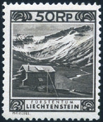 .. 50 - Liechtenstein - 1924/27 - Vedute e Allegorie nuovi tipi, n 63/71. C/Biondi.