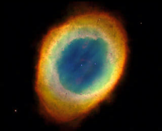 la nebulosa anulare della Lyra P.