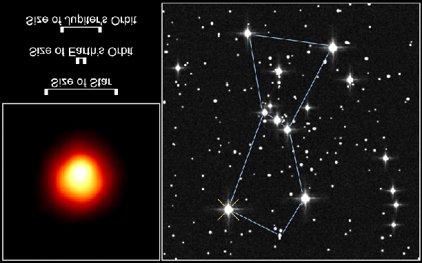 Betelgeuse: una stella gigante rossa a Orionis