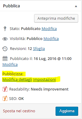 tag come ad esempio microbiologia, batteriologia, batteri, microbi, antibiotici, etc. Lo stesso dicasi per altri argomenti. Il campo sottostante GetSocial lasciatelo così com è.