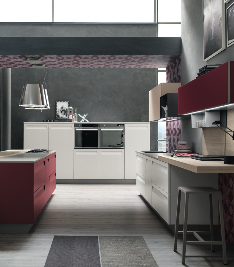 [ REWIND DESIGN SOLUTION 04 ] Real passion In cucina ci vuole passione, che in questa composizione si esprime con i toni