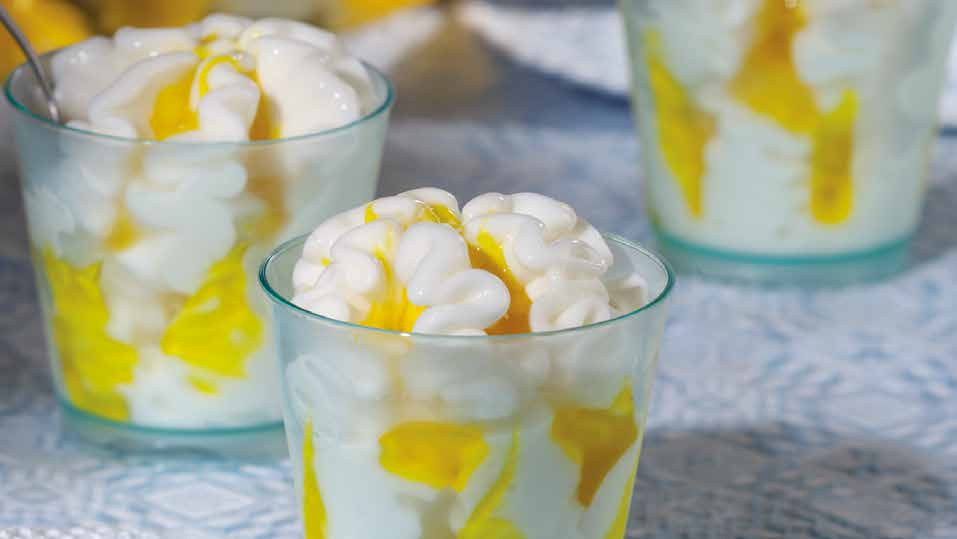 Sorbetto Limone MONOPORZIONI GELATO Morbido sorbetto al limone variegato al limoncello.