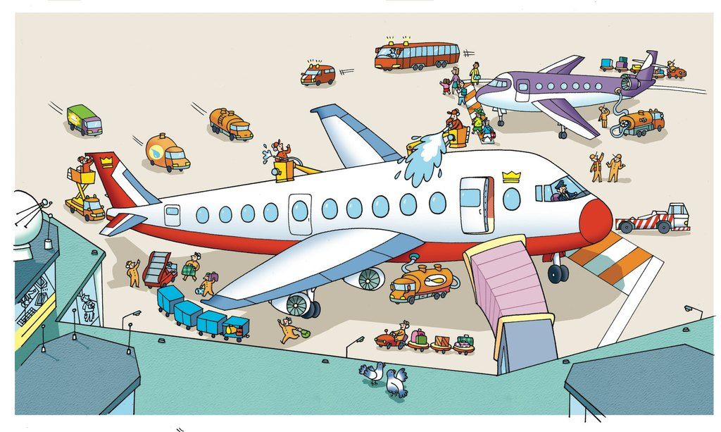 Flip Flap Airport Flip Flap Airport 2009 - Illustrazione realizzata per la collana "flip Flap" delle Ed.