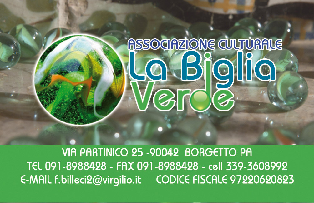 1 CONCORSO INTERNAZIONALE DI POESIA E LETTERATURA LA BIGLIA VERDE I EDIZIONE L'associazione Culturale La Biglia Verde bandisce la prima edizione del concorso Internazionale di poesia e letteratura La