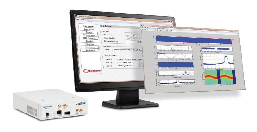 Spirent SimGEN Receiver under attack Navigation, PVT Data RF IN Frontend (e.