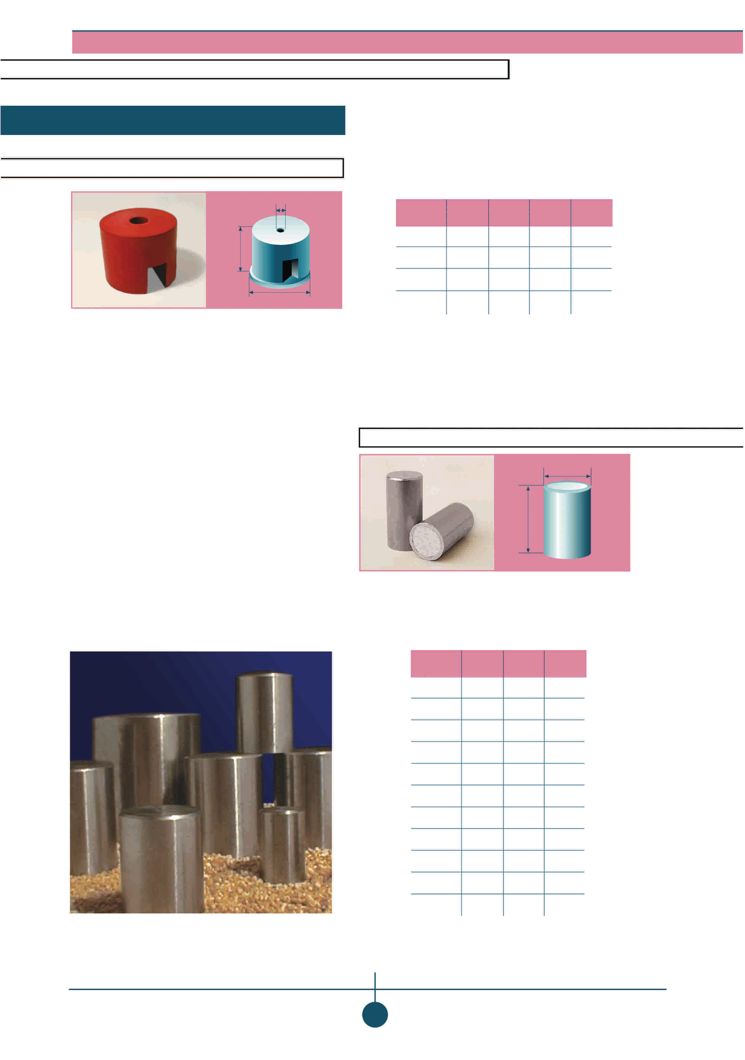LNIO LISTINO MISURE STNR. ILINRI / SI MGNETI IN LNIO ILINRO È un magnete cilindrico del tipo a ferro di cavallo. I poli sono collocati su un estremo del cilindro.