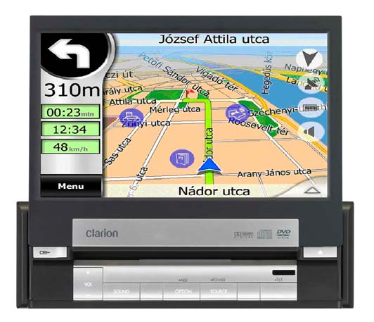 Aggiornamento al catalogo Audiomedia 2008 Pag 13 Clarion VRX578RUSB / VRX479RUSB Antenna GPS