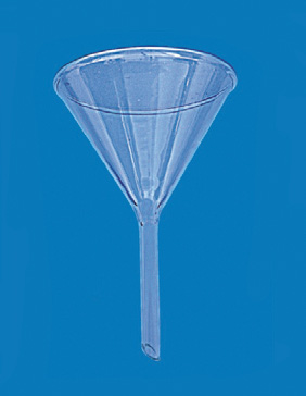 Vetreria per usi generali da laboratorio Laboratory glassware Imbuto analisi con gambo corto in borosilicato 3.3 Funnel filtering, 60 angle with stem in borosilicate glass 3.