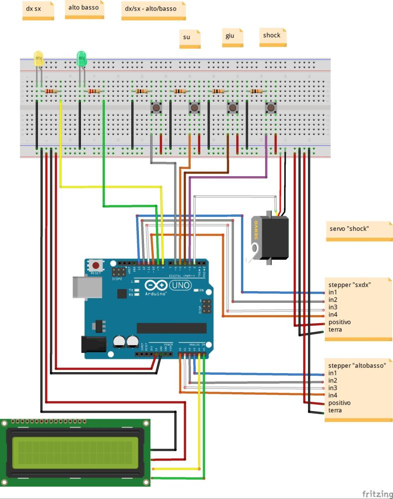 Nota: Questo prototipo e questa nota sono parte di una serie che vede protagonisti arduino ed alcuni dei componenti ad esso collegabili.