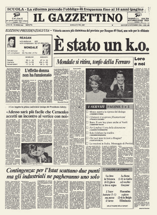 Ronald Wilson Reagan 40 Presidente Partito repubblicano Eletto il 4 novembre