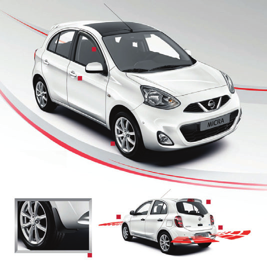 1 MICRA È AMORE. Gli Accessori Originali Nissan sono pratici e utili e arricchiscono la tua MICRA.