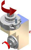 Fresatura Milling B6314B0008 pantografo orizzontale 1 uscita pinza ER32 + 1 ER16; attacco HSK F63 horizontal milling 1 outlet ER32 collet + 1 ER16; HSK F63 coupling 25 0 27.5 61 93.5 124.