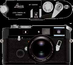 Sono disponibili anche tracolle e borse pronto coordinate col rivestimento in pelle della vostra fotocamera (vedere accessori per la Leica M a pellicola).