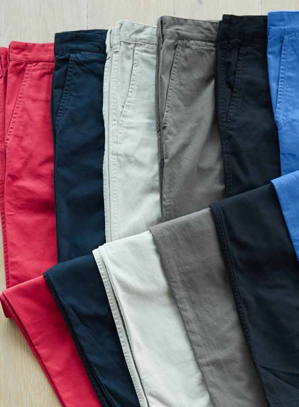 PANTALONE CHINO DONNA Descrizione: 100% Twill di Cotone.   Taglie: 38-54 Peso: 250 gr/m^2