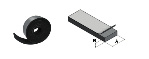 Elementi protettivi Guarnizione in schiuma EPDM Guarnizione in schiuma EPDM, autoadesiva, nero. Il rotolo è da 10 m Guarnizione adesiva semplice da applicare. Ideale per case in metallo.