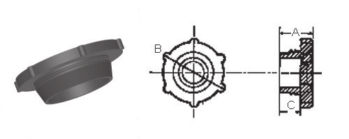 Tappi a vite Tappi a vite per montaggio rapido Questi tappi hanno soltanto due o tre passi e per questo si lasciano installare e demontare più rapidamente.