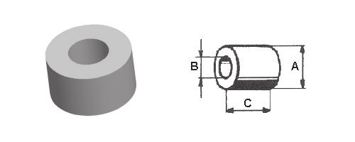 Tubetti in plastica 0055390 6,4 15,0 25,0 0055420 6,4 15,0 30,0 0055550 8,2 12,0 3,0 0055580 8,2 12,0 5,0 0055610 8,2 12,0 7,5 0055640 8,2 12,0 10,0 0055670 8,2 12,0 15,0 0055700 8,2 12,0 20,0