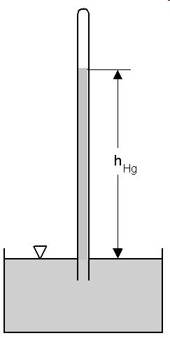 Rifacendosi al celebre esperimento con cui Torricelli misurò la pressione atmosferica: stimare la densità del mercurio e l altezza massima a cui può essere aspirata l acqua.