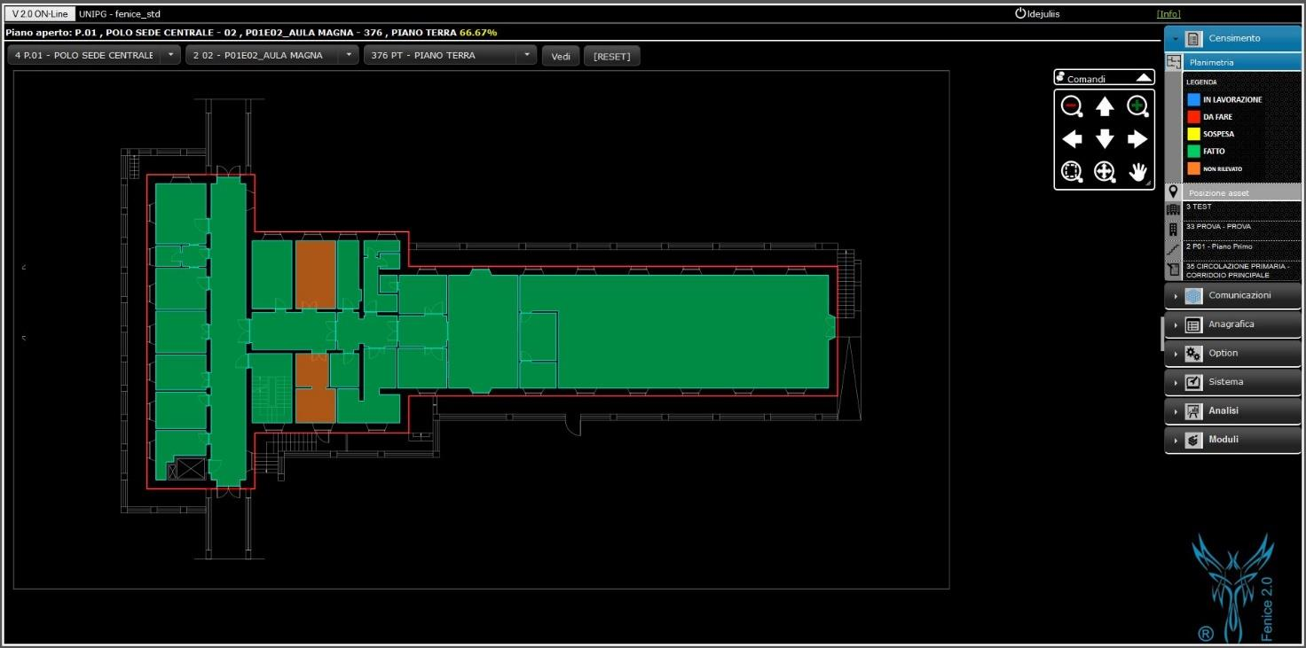 Fenice la soluzione software per il facility management Fenice è un software di gestione patrimoniale immobiliare specializzato nel censimento tecnicoimpiantistico, nel rilievo architettonico, e