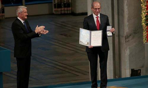 Consegna premio Nobel per