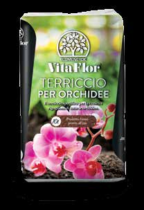 TERRICCIO ORCHIDEE Disponibile nel formato 10l ORC10 É un terriccio naturale di elevata qualità, adatto a tutti i tipi di Orchidea, a base di una miscela di cortecce di