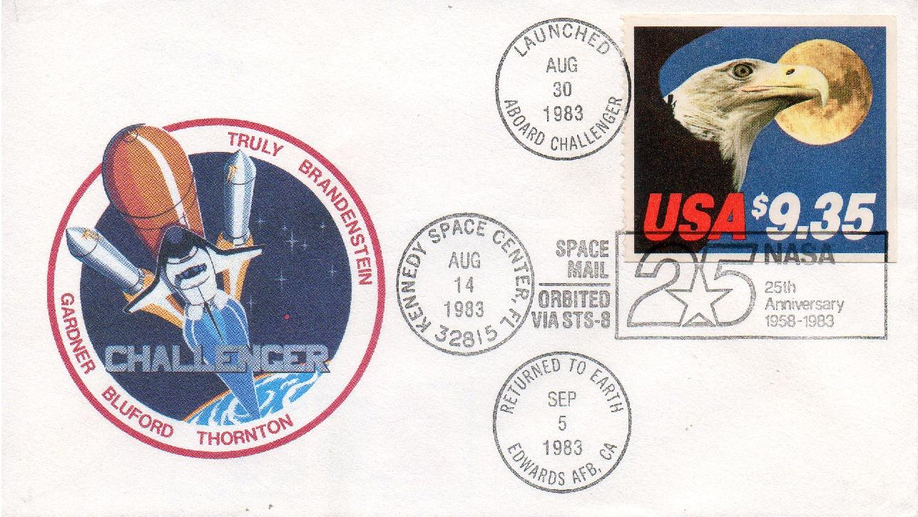 Capitolo 8: Primi cosmogrammi ufficiali USA e URSS Primo trasporto postale ufficiale nello Spazio. Cosmogramma ufficiale n. 205.096 di 260.