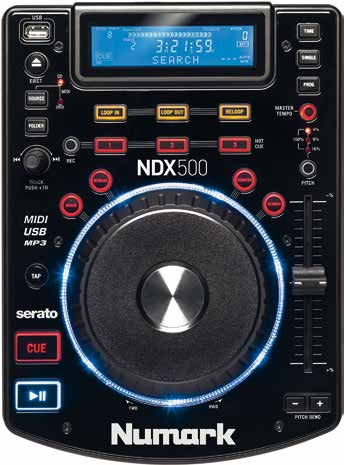Oltre ai messaggi MIDI di controllo generati dai vari controlli fisici presenti nella plancia, la porta USB dell NDX500 funge altresì da interfaccia audio aggiungendo un uscita stereo ai vostri