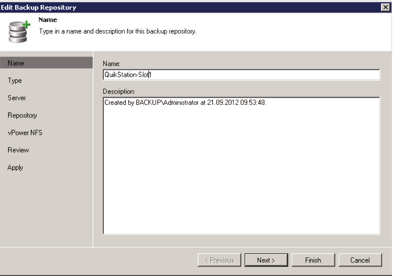 In questo modo, si evitano possibili condizioni di errore che potrebbero verificarsi se si utilizza uno schema di rotazione dei supporti su RDX QuikStation.