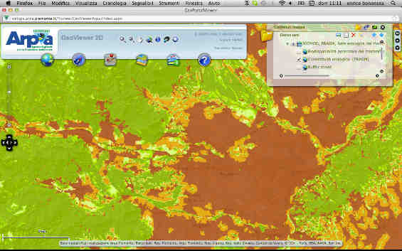 I dati del Geoportale Arpa Natura e Ecosistemi Modelli ecologici 1.