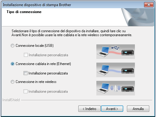 Rete clt (solo ADS-2600We) Windows 6 Instllre MFL-Pro Suite Inserire il DVD-ROM in dotzione nell'unità DVD-ROM. Se viene visulizzt un schermt con il nome del modello, selezionre l mcchin in uso.