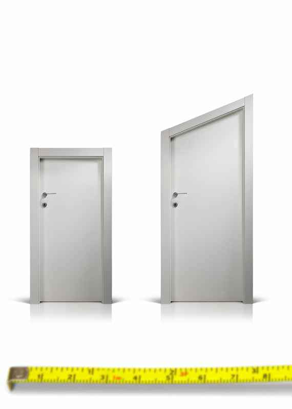 Quando la por When a door creates space. 70 cm 60 cm 190 cm 140 cm A volte è questione di centimetri (che mancano).