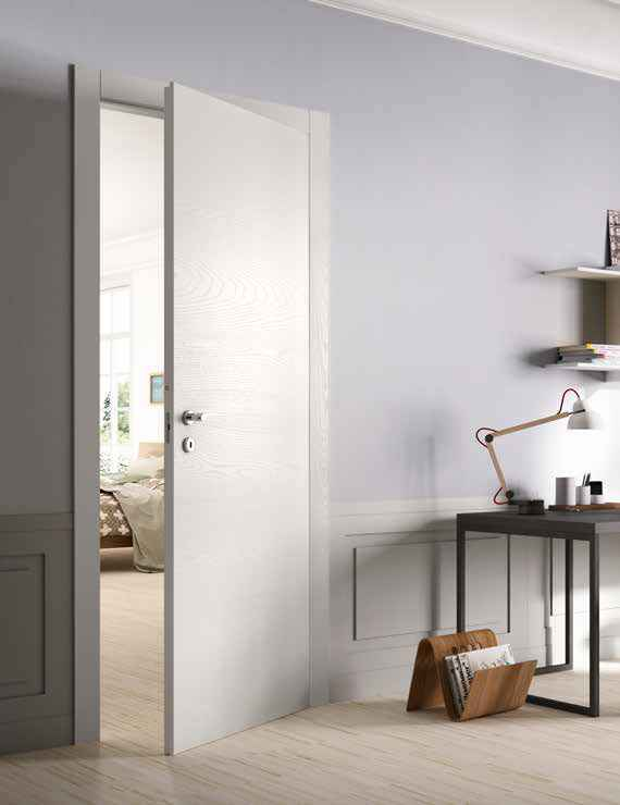 COLLEZIONE EQUA EQUA FINITURA TRAME BIANCO TELAIO EVOLUTO TRAME Disponibile con FINITURE ECOROVERE GRIGIO / ECOROVERE MORO / ECOROVERE NUT / ECOROVERE ORO / BLOND