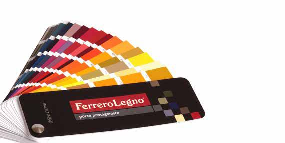 Oppure preferisci le tonalità della cartella colori FerreroLegno: vivace Rosso Pechino, soffice Bianco,