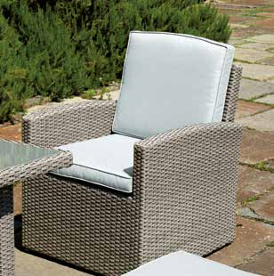 SET 66) Twin wicker color grigio