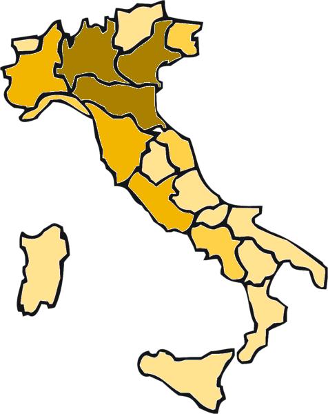 La distribuzione territoriale dei deal La distribuzione territoriale dei 1.