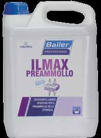 199 ILMAX PREAMMOLLO DETERGENTE LIQUIDO SPECIFICO PER IL PREAMMOLLO DELLE STOVIGLIE ph neutro Stoviglie perfettamente pulite Attivo con dosaggi estremamente ridotti Detergente